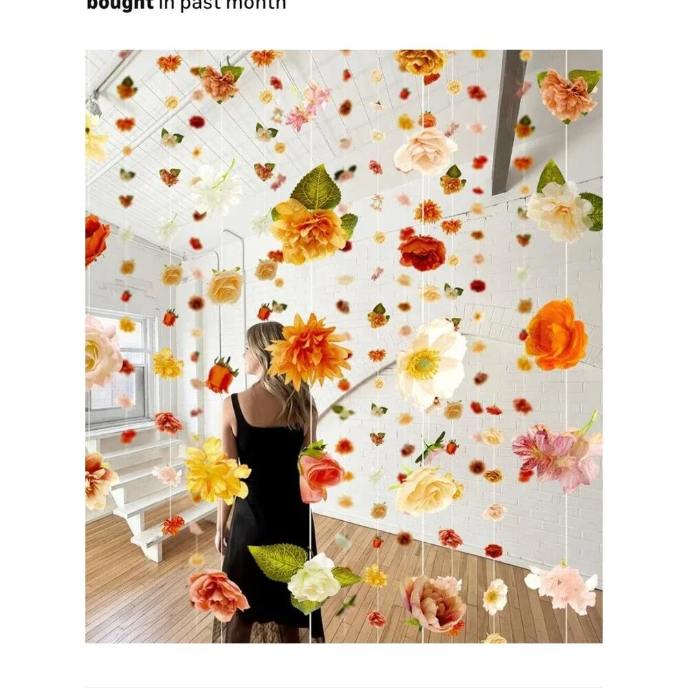 Flower Backdrop Garland 6 Piece